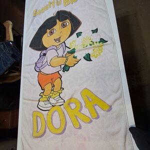 Dora the Explorer Kids Beach Towel - Character Print